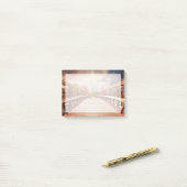 国素朴の木造の橋 ポストイット (デスク上)