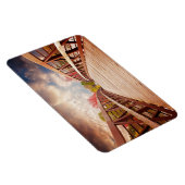 国素朴の木造の橋 マグネット (右側)