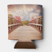 国素朴の木造の橋 缶クーラー (裏面)