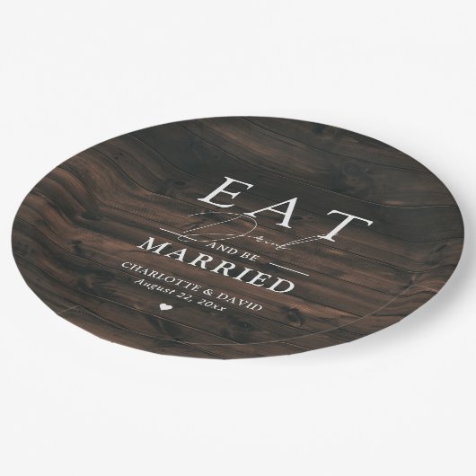 国素朴の木食べ酒とビー結婚したズ ペーパープレート (アングル)