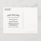 国素朴の秋の秋日付の保存 案内ポストカード (裏面)