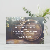 国素朴の糸が赤ちゃんの息を灯す結婚 招待状 (スタンド正面)