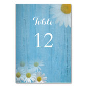 国素朴の結婚式の写真テーブル番号カード テーブルナンバー (裏面)