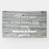 国素朴の結婚式の後の喜び 横断幕 (横)