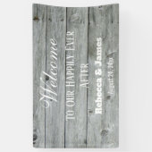 国素朴の結婚式の後の喜び 横断幕 (縦)