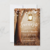 国素朴の結婚式の日付の保存招待状 セーブザデート (正面)