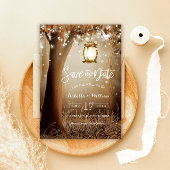 国素朴の結婚式の日付カードの保存 セーブザデート