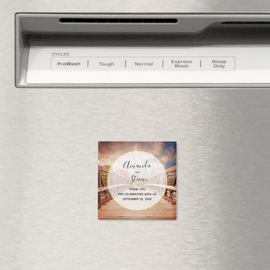 国素朴の結婚式の磁石の木造の橋 マグネット (インサイチュ (食洗機))