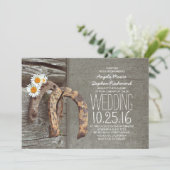 国素朴の結婚式招待状 – 馬蹄類 招待状 (スタンド正面)