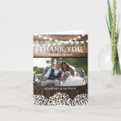 国素朴の結婚式 サンキューカード (正面)