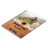 国素朴の結婚、Sign in Book、Sunflower ノートブック (左側)
