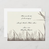 国素朴の草原が日を救う 招待状 (正面/裏面)