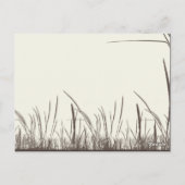 国素朴の草原のテーブル番号 ポストカード (裏面)