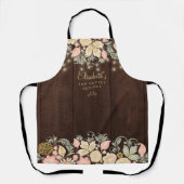 国素朴エレガントフローラ料理人 エプロン (正面)