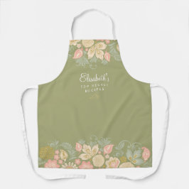 国素朴エレガントフローラ料理人 エプロン