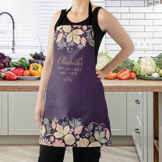 国素朴エレガントフローラ料理人 エプロン