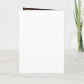 国素朴カップル写真結婚式 プログラム (裏面)