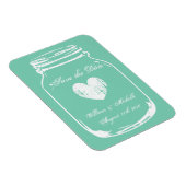 国素朴シックなメイソンjar日付マグネットを保存 マグネット (右側)