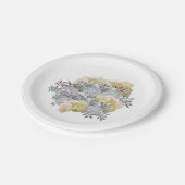 国素朴スタイル花紙プレート ペーパープレート (アングル)