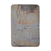 国素朴スタイル茶色の木の樹皮フォト自然 バスマット (正面縦)