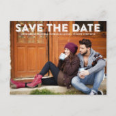 国素朴タイポグラフィ日付ポストカードの保存 案内ポストカード (正面)