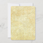 国素朴タイポグラフィ結婚式招待状 招待状 (裏面)