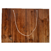 国素朴ダークウッド写真卒業 ラージペーパーバッグ (裏面)