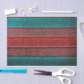 国素朴ティール(緑がかった色)赤褐色の木目のテクスチャ 薄葉紙 (クラフト)