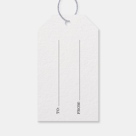 国素朴ハートウッドレースフォト結婚ズ ギフトタグ (裏面)