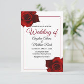 国素朴バラフローラ結婚ズ 招待状 (スタンド正面)