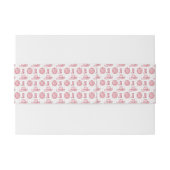 国素朴ピンク結婚ズ 招待状ベリーバンド (裏面例)