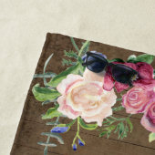 国素朴フローラの水パーソナライズされた色名 ビーチタオル (インサイチュ)