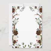 国素朴フローラの結婚婚約パーティ 招待状 (裏面)