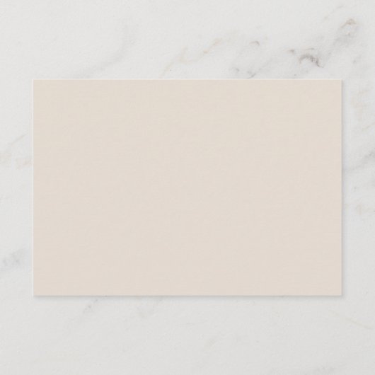 国素朴フローラブラウンニュートラル結婚ズ詳細 エンクロージャーカード (裏面)