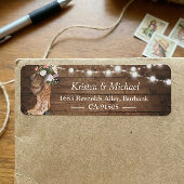 国素朴フローラブーツストリングライト ラベル