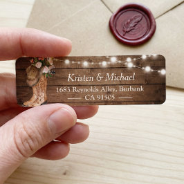 国素朴フローラブーツストリングライト ラベル