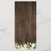 国素朴フローラ文字列ラ結婚イトのメニュー メニュー (裏面)