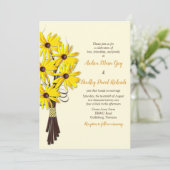 国素朴フローラ結婚式招待状 招待状 (スタンド正面)