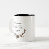 国素朴フローラ |初めてのクリスマスミセス ツートーンマグカップ (正面左)