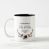 国素朴フローラ |初めてのクリスマスミセス ツートーンマグカップ (左)