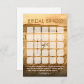 国素朴ブライダルシャワー備後カード 招待状 (正面/裏面)