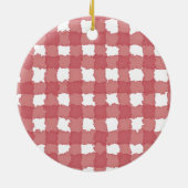 国素朴ベビー初めてのクリスマスフォックス セラミックオーナメント (裏面)