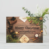 国素朴メリーのクリスマスと新年 シーズンカード (スタンド正面)