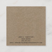 国素朴ログ客室ソーシャルメディア スクエア名刺 (裏面)