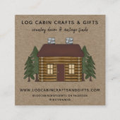 国素朴ログ客室ソーシャルメディア スクエア名刺 (正面)