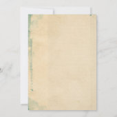 国素朴ヴィンテージハート結婚式招待状 招待状 (裏面)