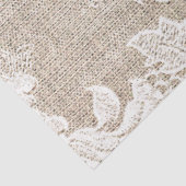 国素朴ヴィンテージベージュブルラップとホワイトレース 薄葉紙 (詳細)