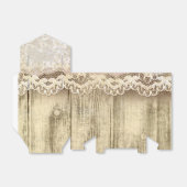 国素朴ヴィンテージレースウッドパーティーフェイスボックス フェイバーボックス (折り畳みなし)