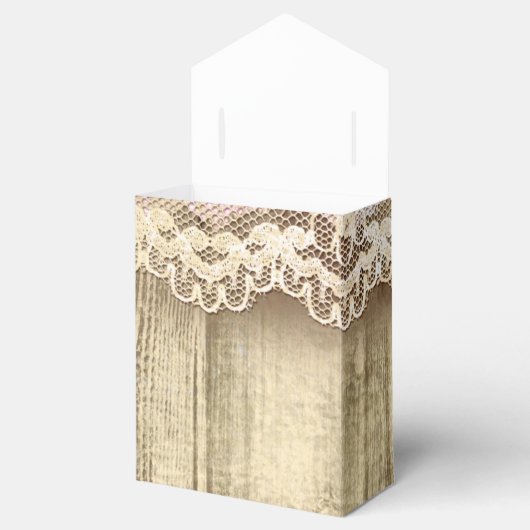 国素朴ヴィンテージレースウッドパーティーフェイスボックス フェイバーボックス (オープン)