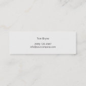 国素朴ヴィンテージ再生木材自然 スキニー名刺 (裏面)